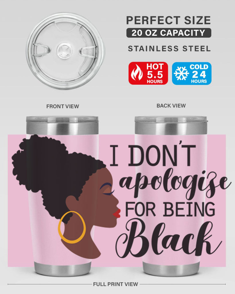 i dont apologize for being black Style 34#- women-girls- Cotton Tank