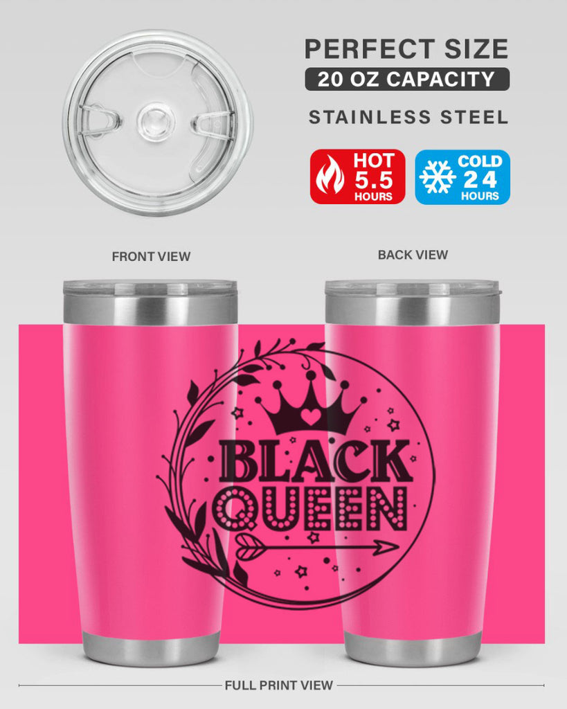 Black queen Style 55#- women-girls- Tumbler