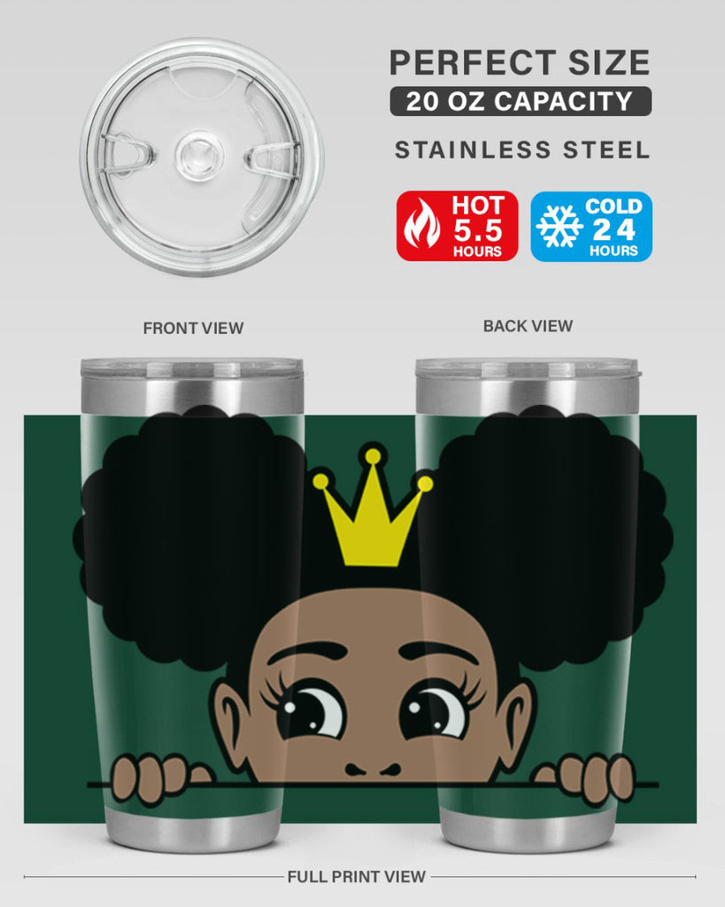 crown afro puffs 51#- women-girls- Tumbler