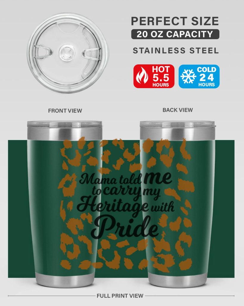 mama told me to carry my heritage with pride Style 23#- women-girls- Cotton Tank