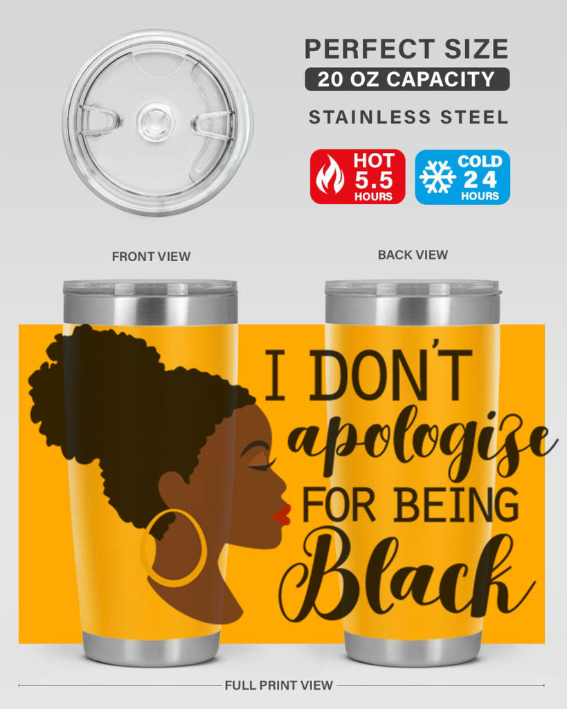i dont apologize for being black Style 34#- women-girls- Cotton Tank