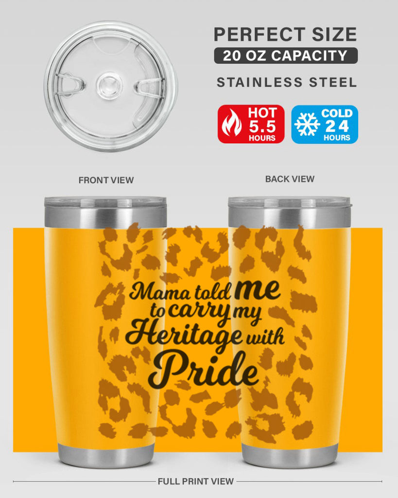 mama told me to carry my heritage with pride Style 23#- women-girls- Cotton Tank