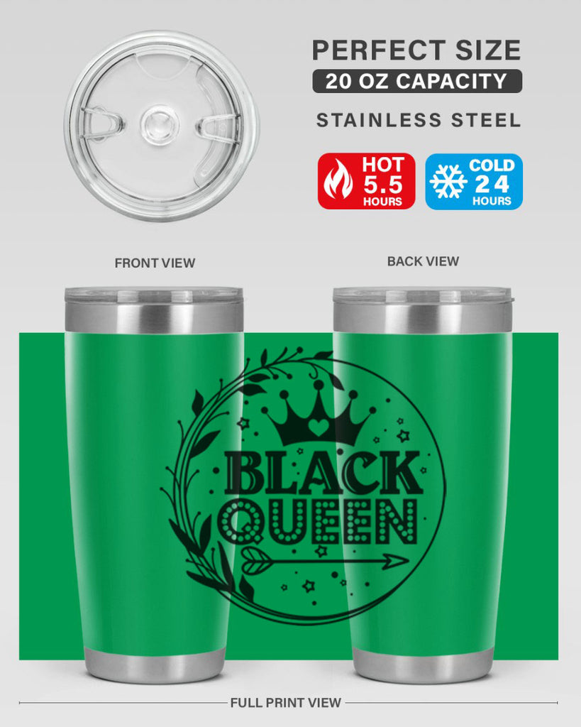 Black queen Style 55#- women-girls- Tumbler