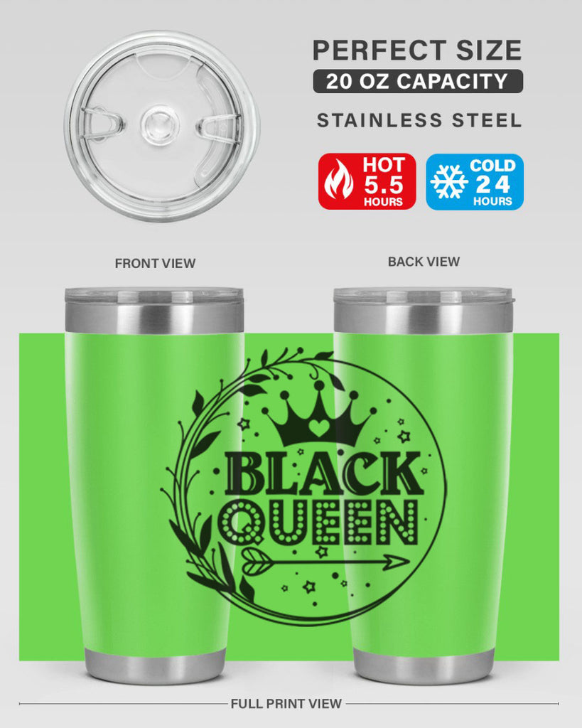 Black queen Style 55#- women-girls- Tumbler