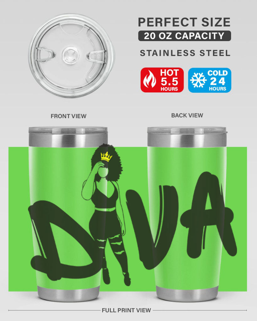 diva 6#- women-girls- Tumbler