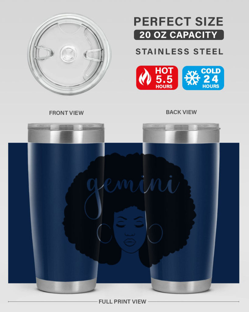 gemini girl 36#- women-girls- Tumbler