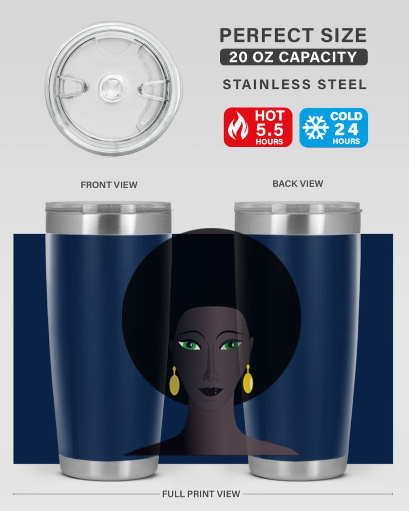 machovka black woman with green eyes 27#- women-girls- Cotton Tank