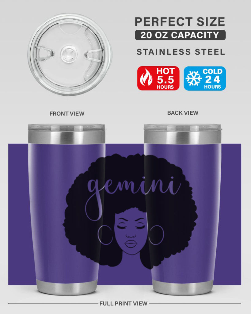 gemini girl 36#- women-girls- Tumbler