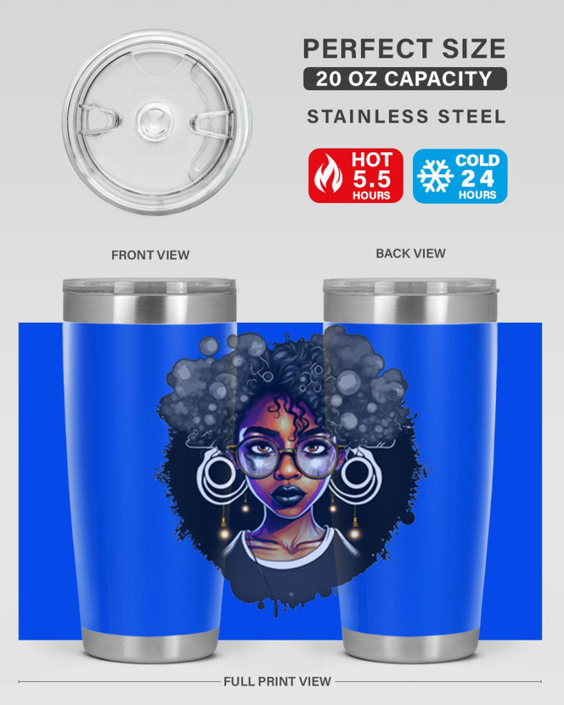 Sparkling Black Girl Design 10#- women-girls- Tumbler