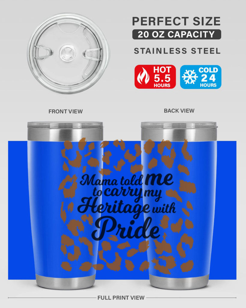 mama told me to carry my heritage with pride Style 23#- women-girls- Cotton Tank