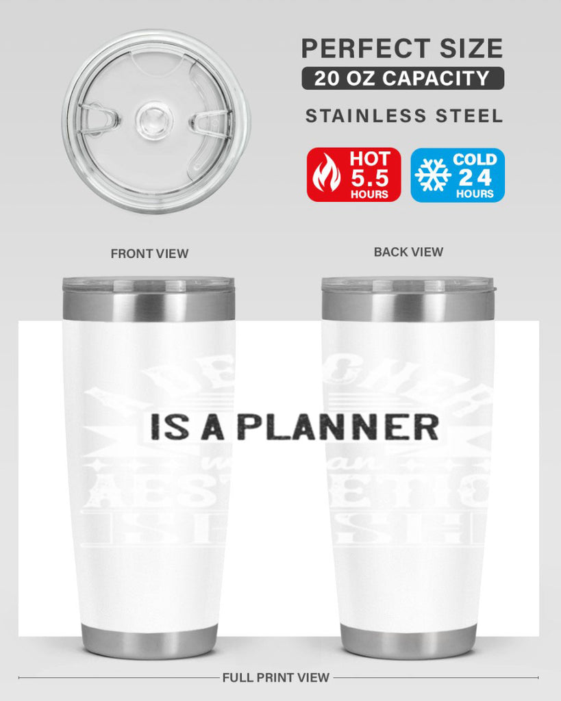 A designer is a planner with an aesthetic sense Style 28#- architect- tumbler