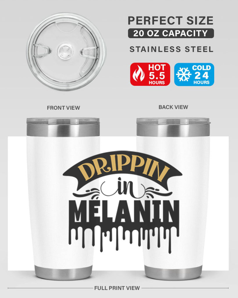 Drippin in melanin Style 41#- women-girls- Cotton Tank