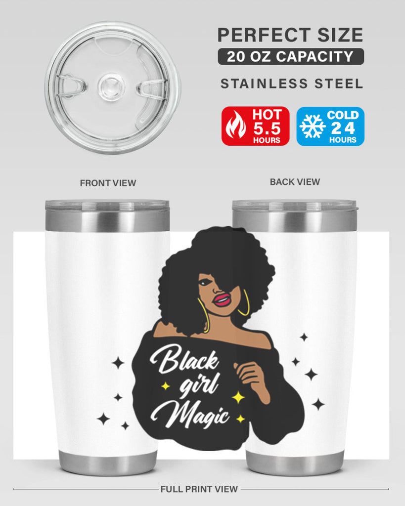 black girl magic 21#- women-girls- Tumbler