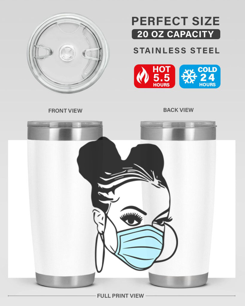 black nurse 5#- women-girls- Tumbler