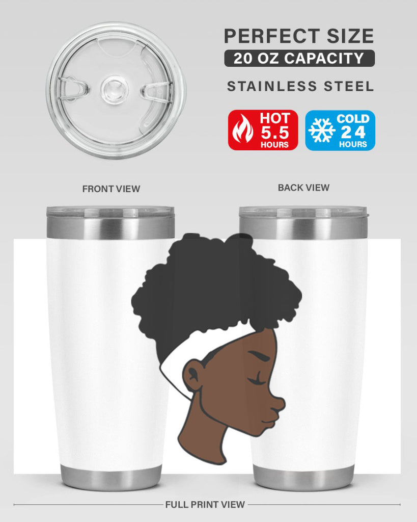 black woman afro 55#- women-girls- Tumbler