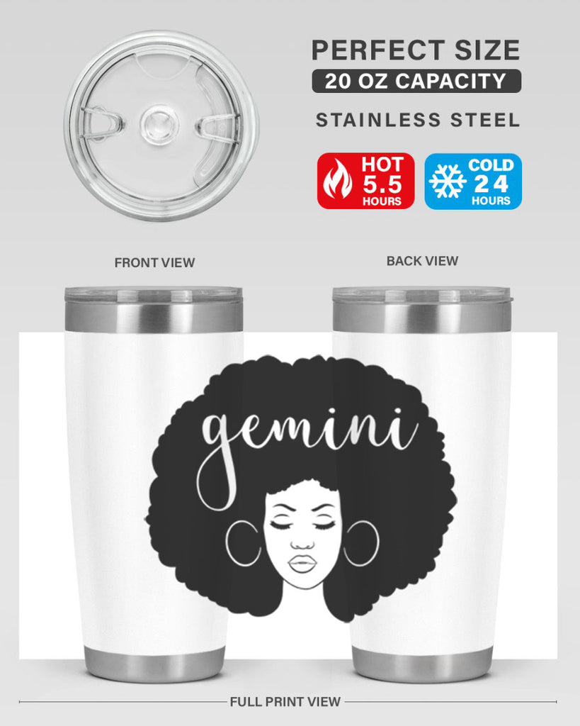 gemini girl 36#- women-girls- Tumbler