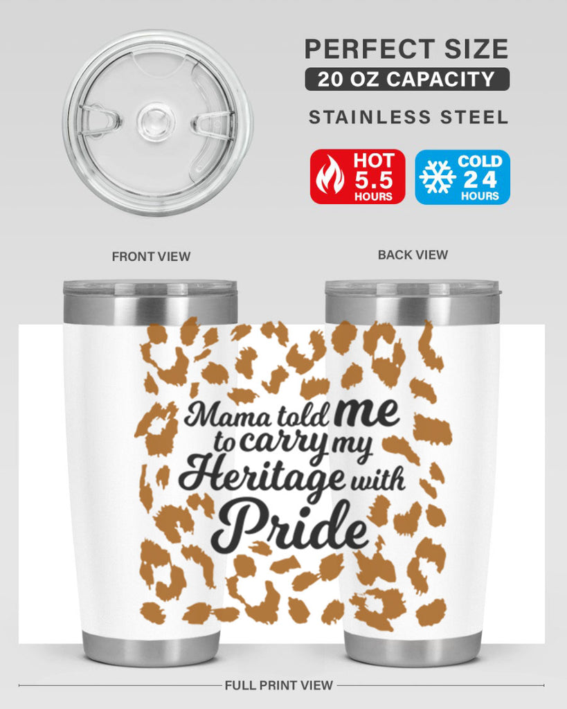 mama told me to carry my heritage with pride Style 23#- women-girls- Cotton Tank