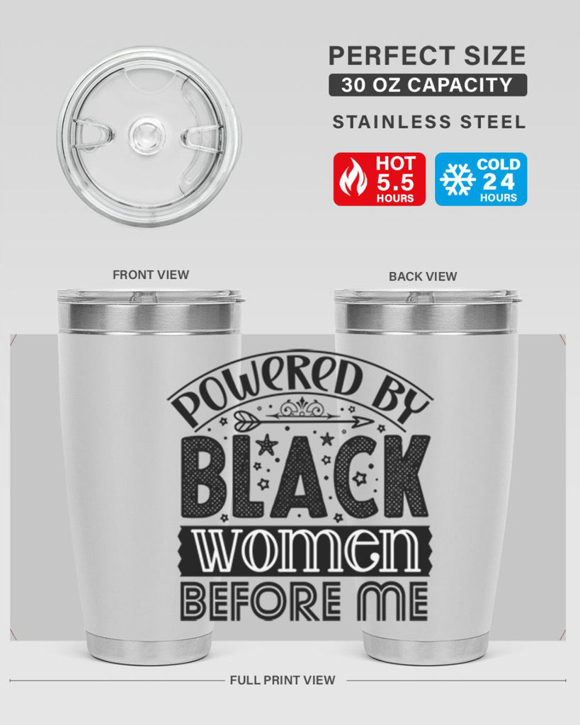 Powered by blackp women before me Style 14#- women-girls- Tumbler