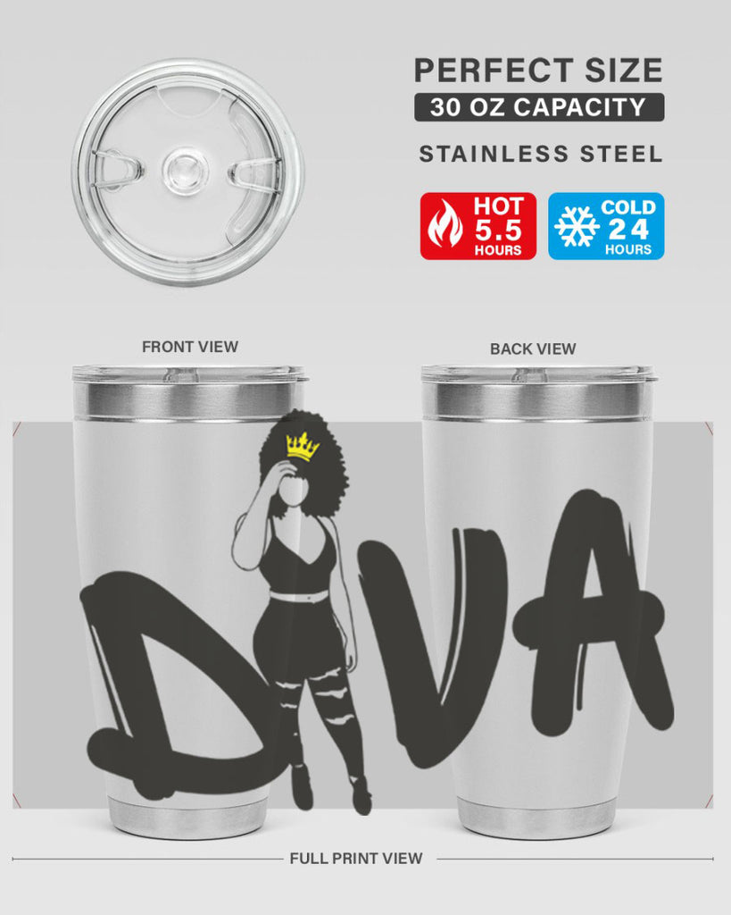diva 6#- women-girls- Tumbler
