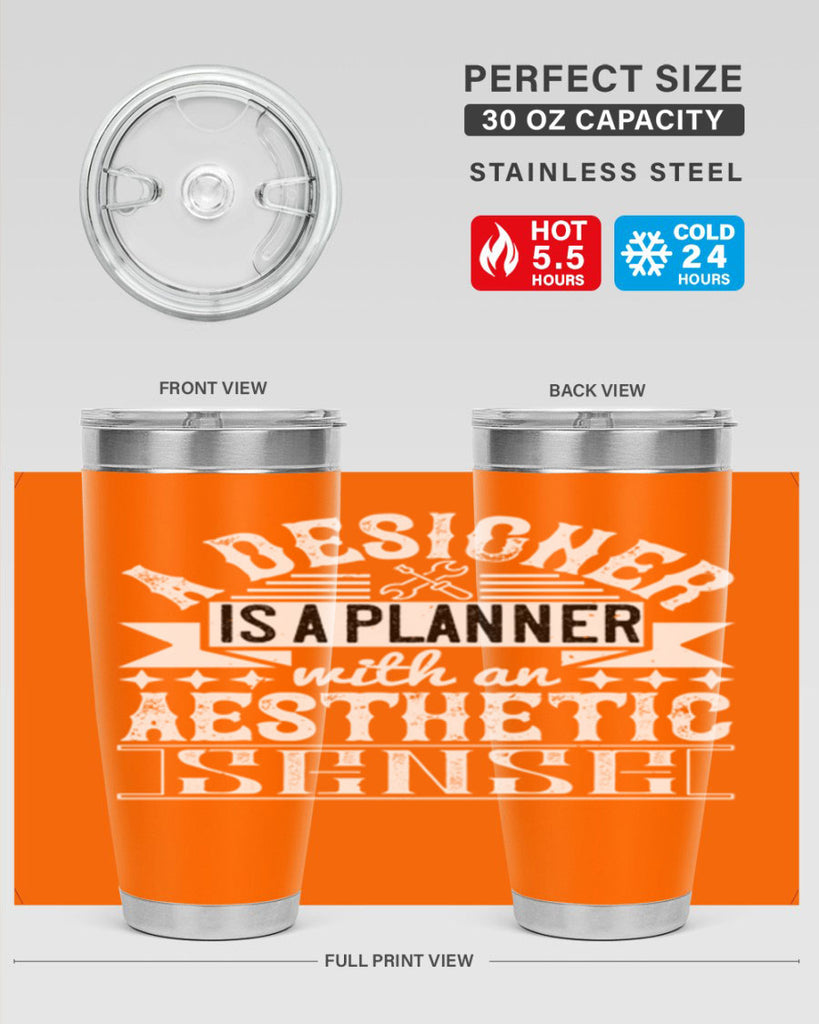 A designer is a planner with an aesthetic sense Style 28#- architect- tumbler