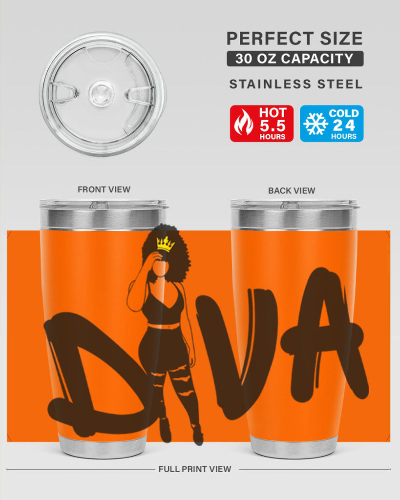 diva 6#- women-girls- Tumbler