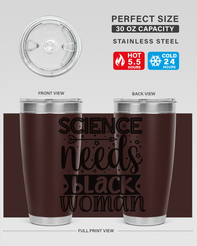 Science needs black woman Style 8#- women-girls- Tumbler