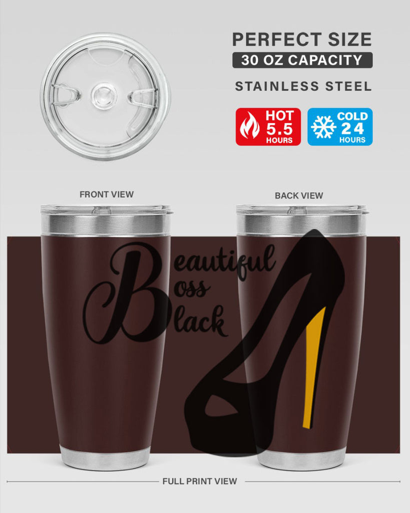 beautiful boss black Style 64#- women-girls- Tumbler