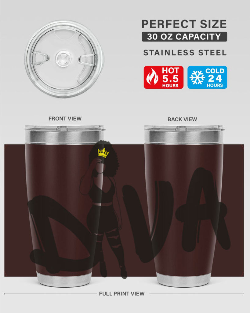 diva 6#- women-girls- Tumbler