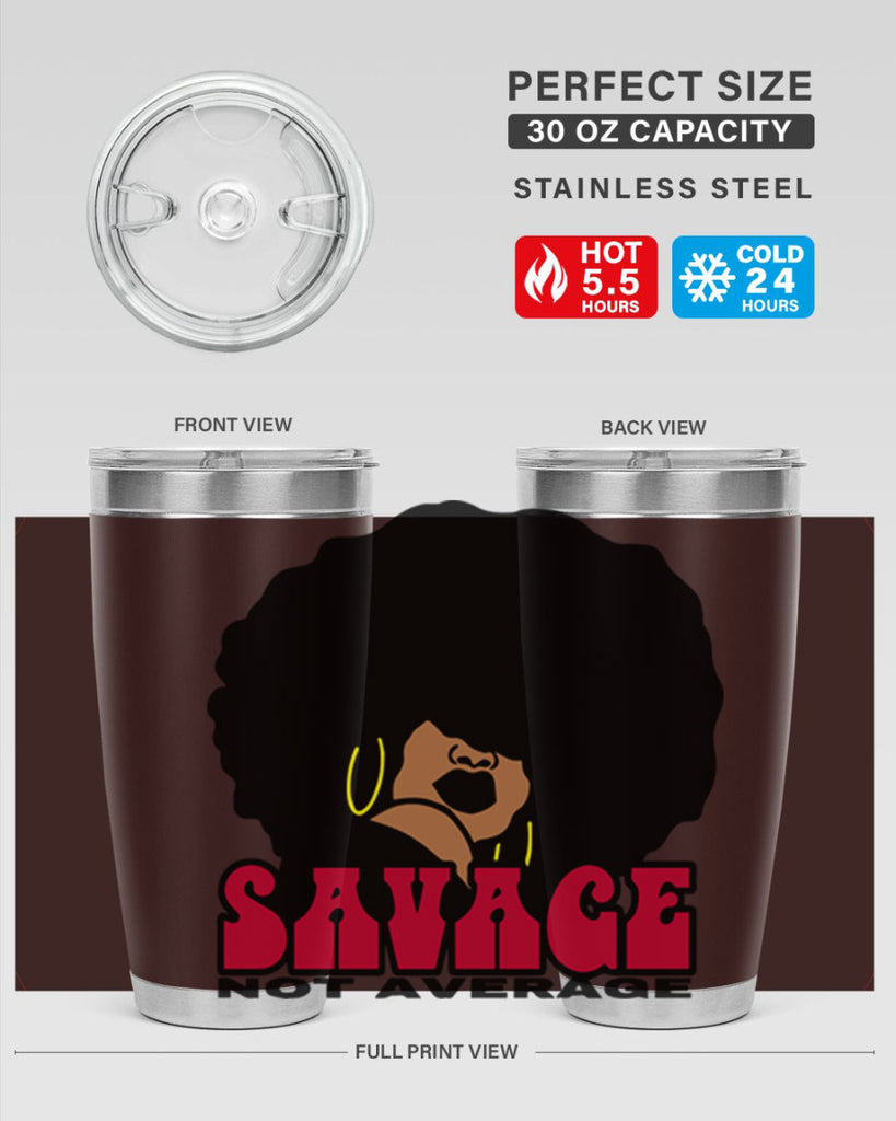 savage not average 1#- women-girls- Cotton Tank