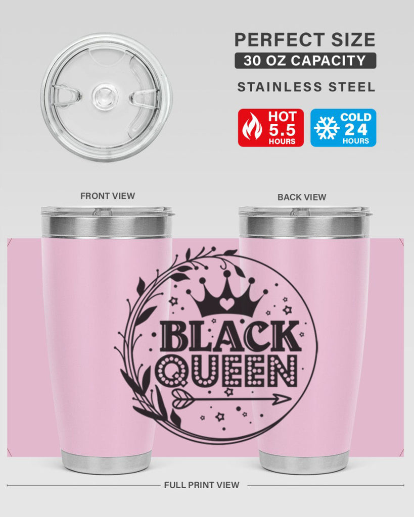 Black queen Style 55#- women-girls- Tumbler