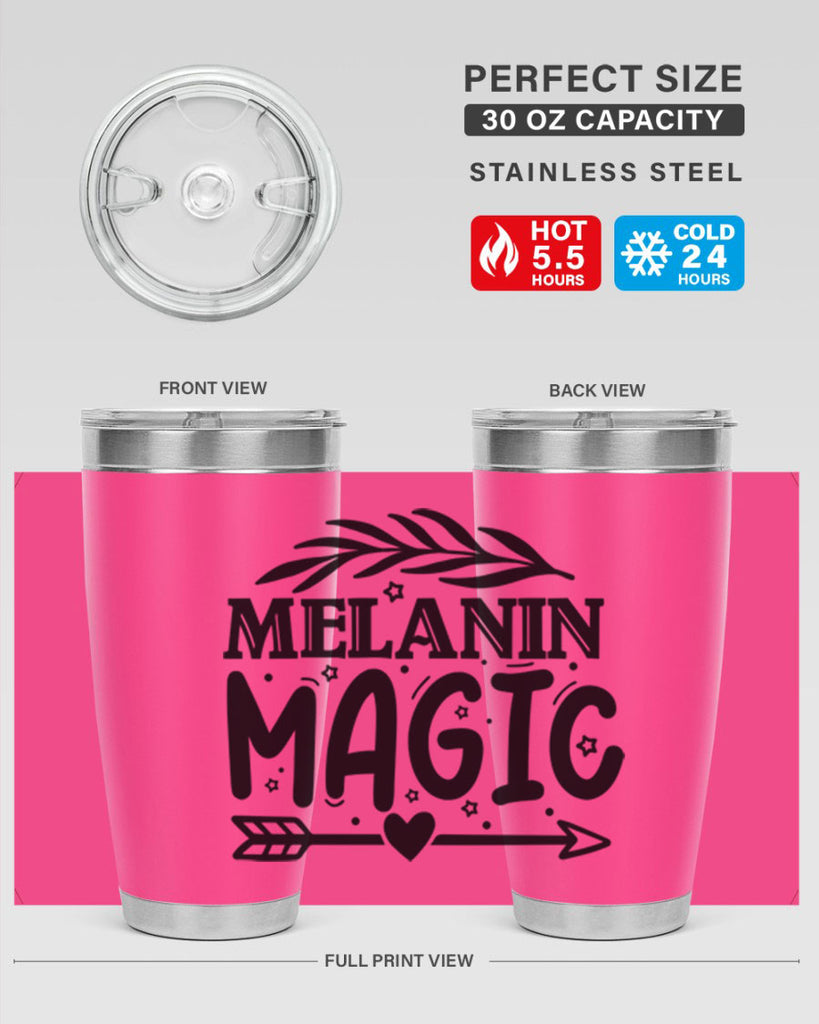 Melanin magic Style 19#- women-girls- Tumbler