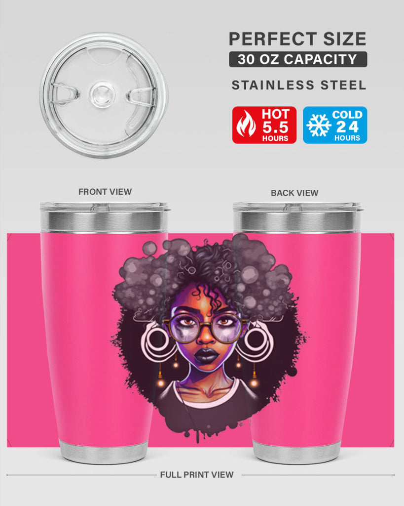 Sparkling Black Girl Design 10#- women-girls- Tumbler