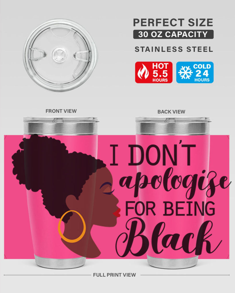 i dont apologize for being black Style 34#- women-girls- Cotton Tank