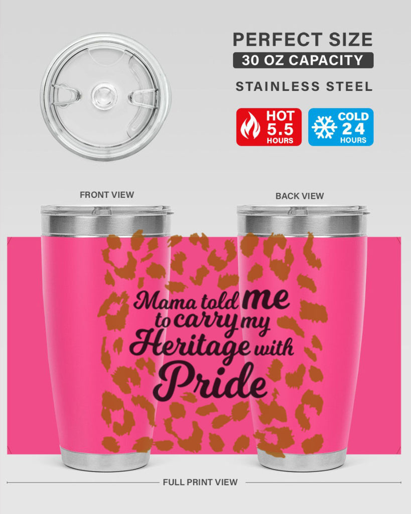mama told me to carry my heritage with pride Style 23#- women-girls- Cotton Tank