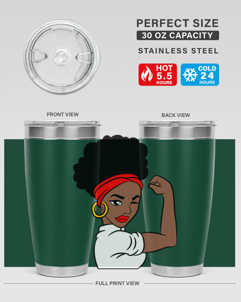 strong black woman 15#- women-girls- Cotton Tank