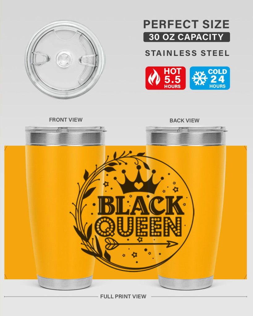 Black queen Style 55#- women-girls- Tumbler