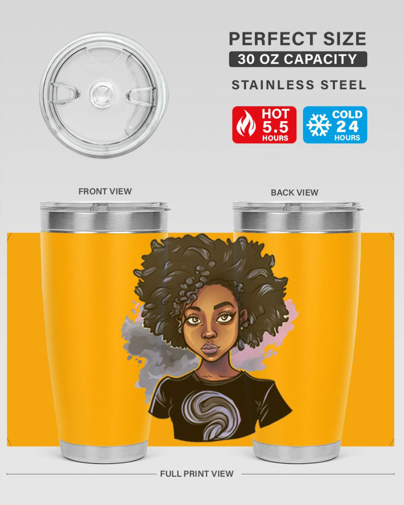 Sparkling Black Girl Design 1#- women-girls- Tumbler