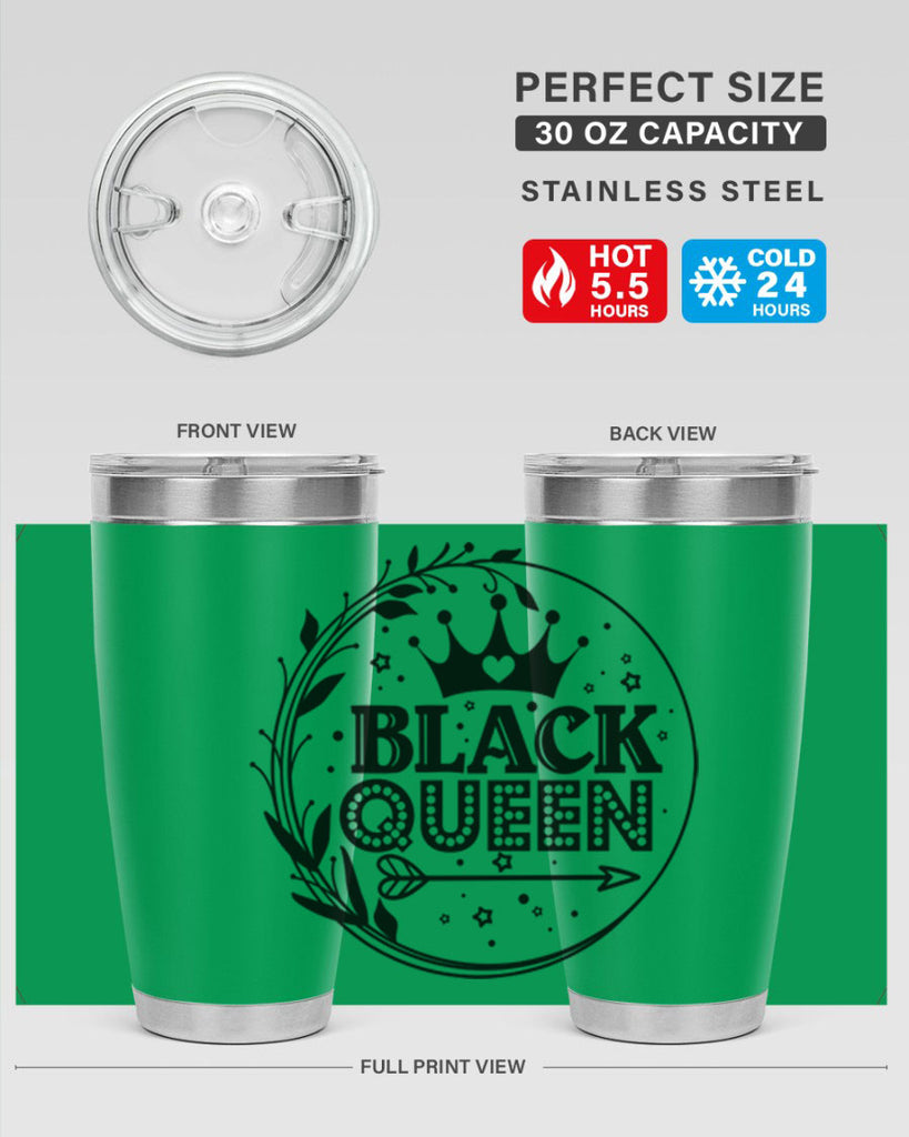 Black queen Style 55#- women-girls- Tumbler