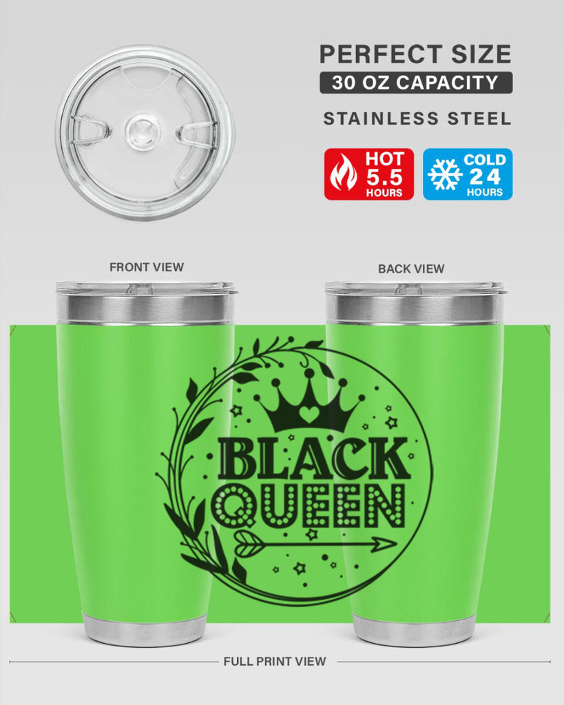 Black queen Style 55#- women-girls- Tumbler