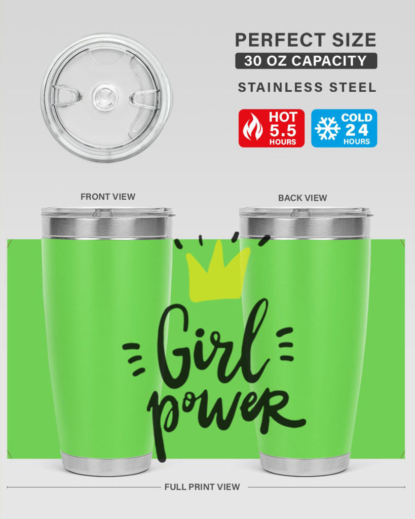 girl power crown 35#- women-girls- Tumbler