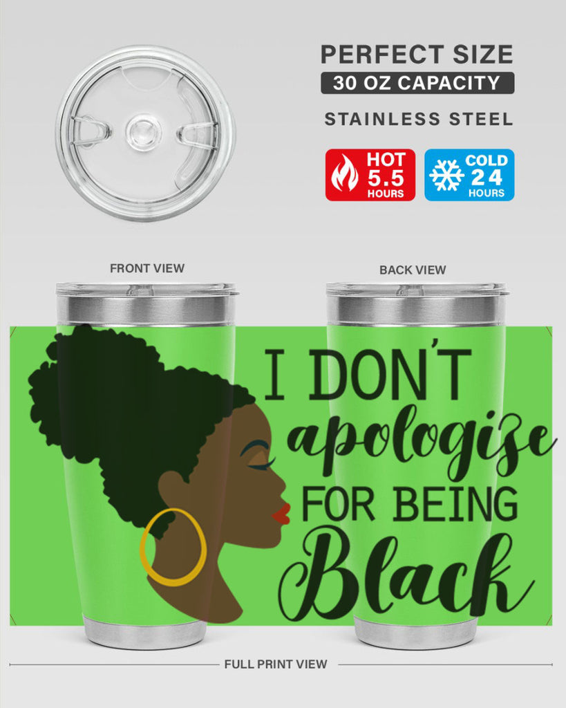 i dont apologize for being black Style 34#- women-girls- Cotton Tank