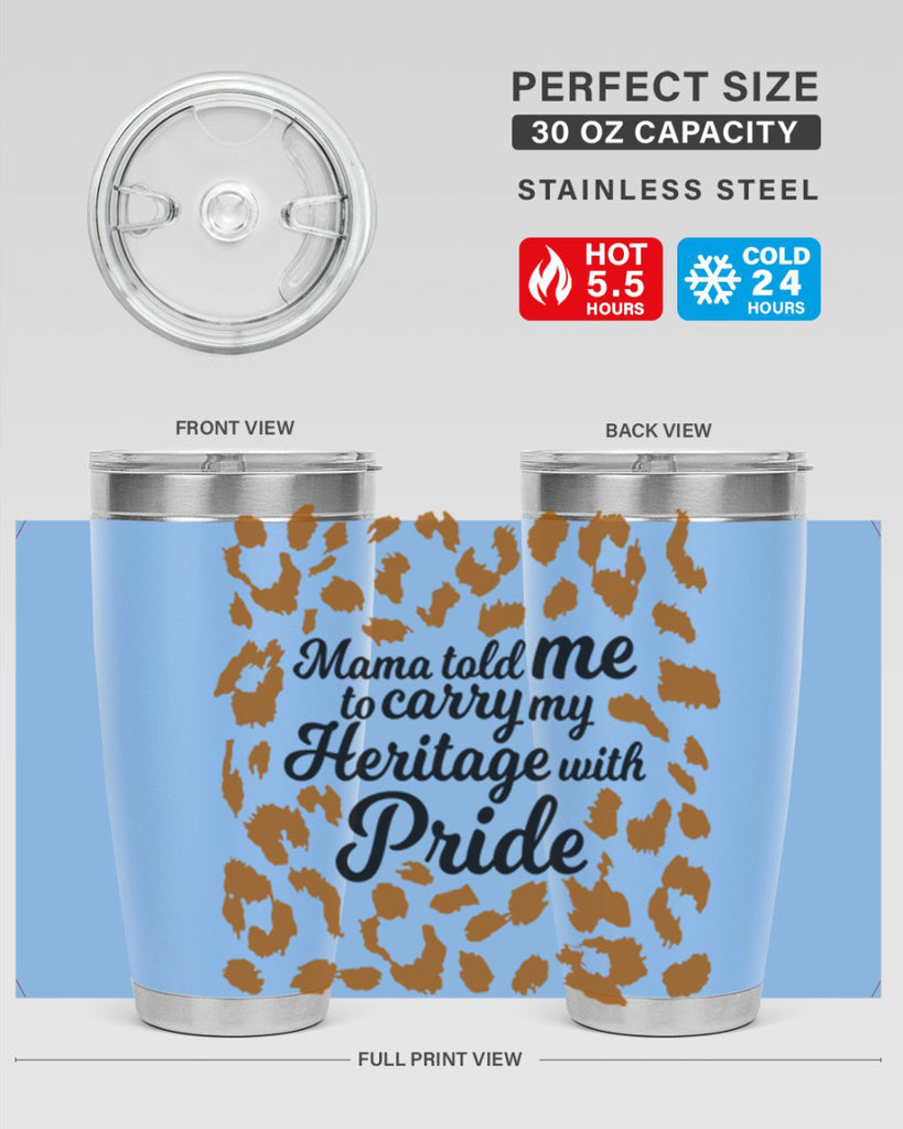 mama told me to carry my heritage with pride Style 23#- women-girls- Cotton Tank