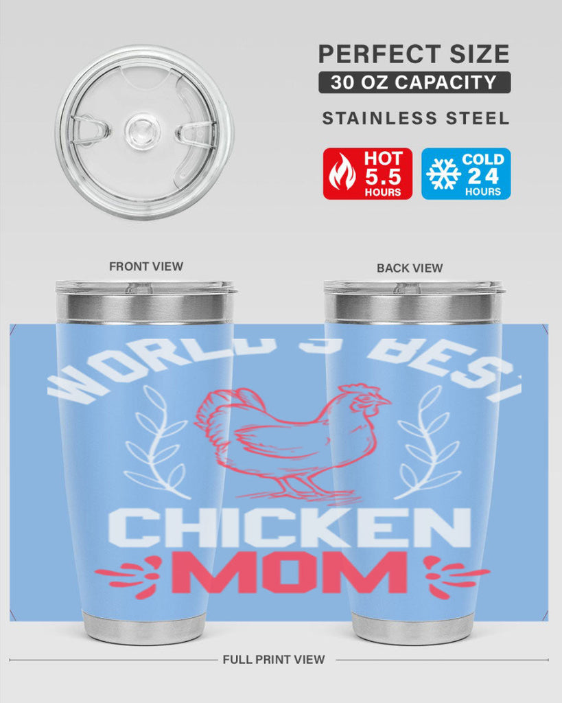 world’s best chicken mom Style 1#- chicken- Tumbler