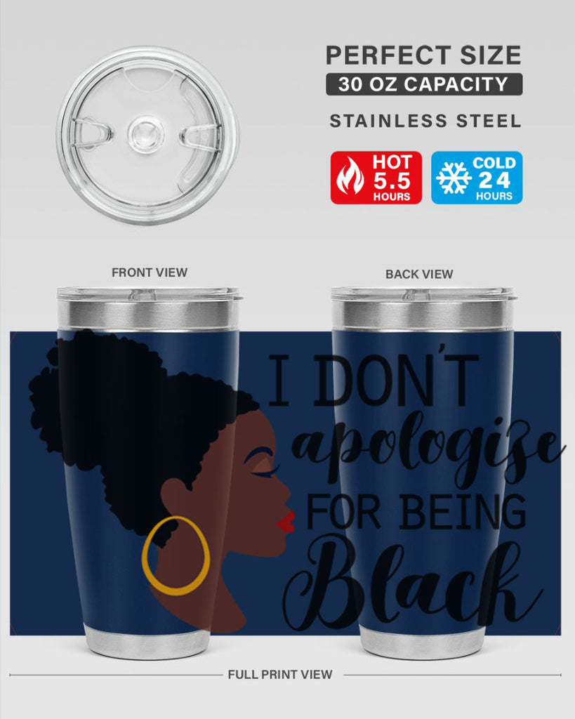 i dont apologize for being black Style 34#- women-girls- Cotton Tank