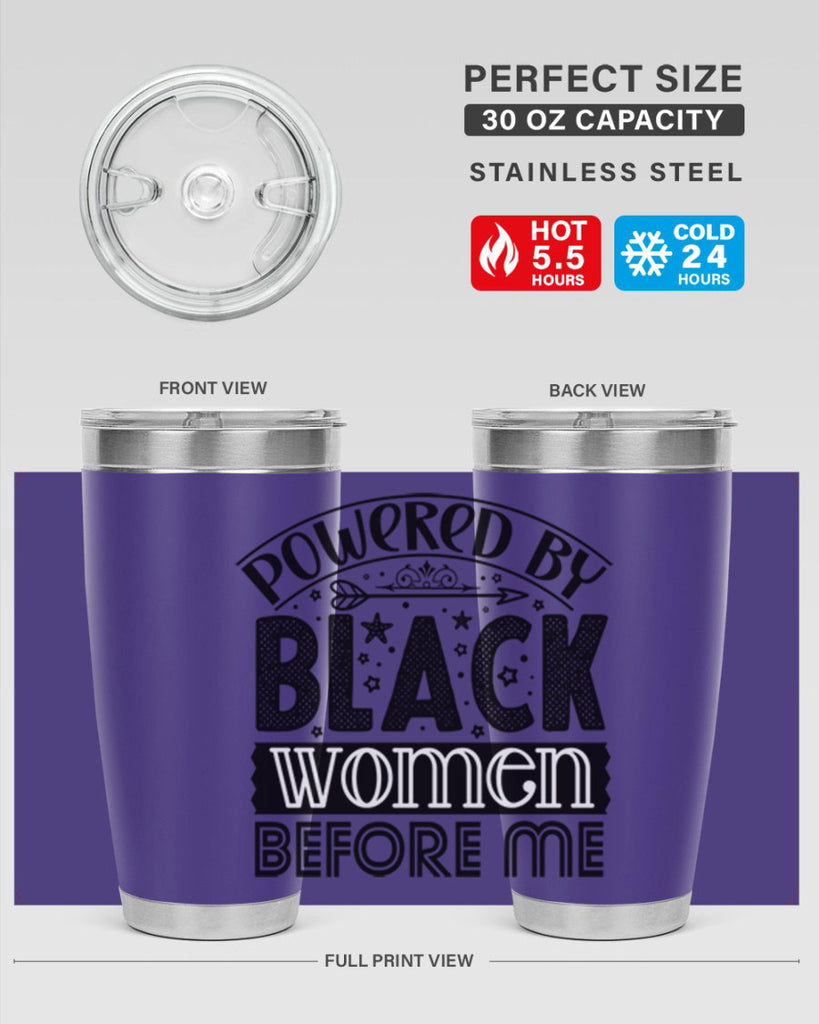 Powered by blackp women before me Style 14#- women-girls- Tumbler