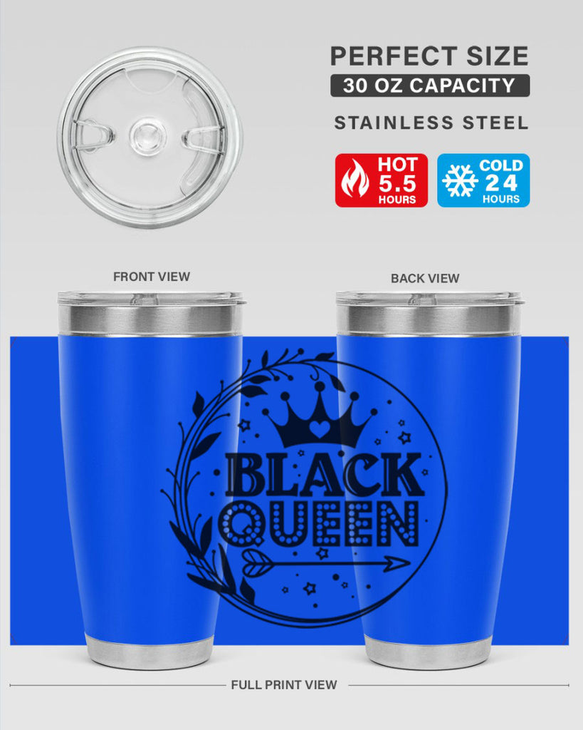 Black queen Style 55#- women-girls- Tumbler