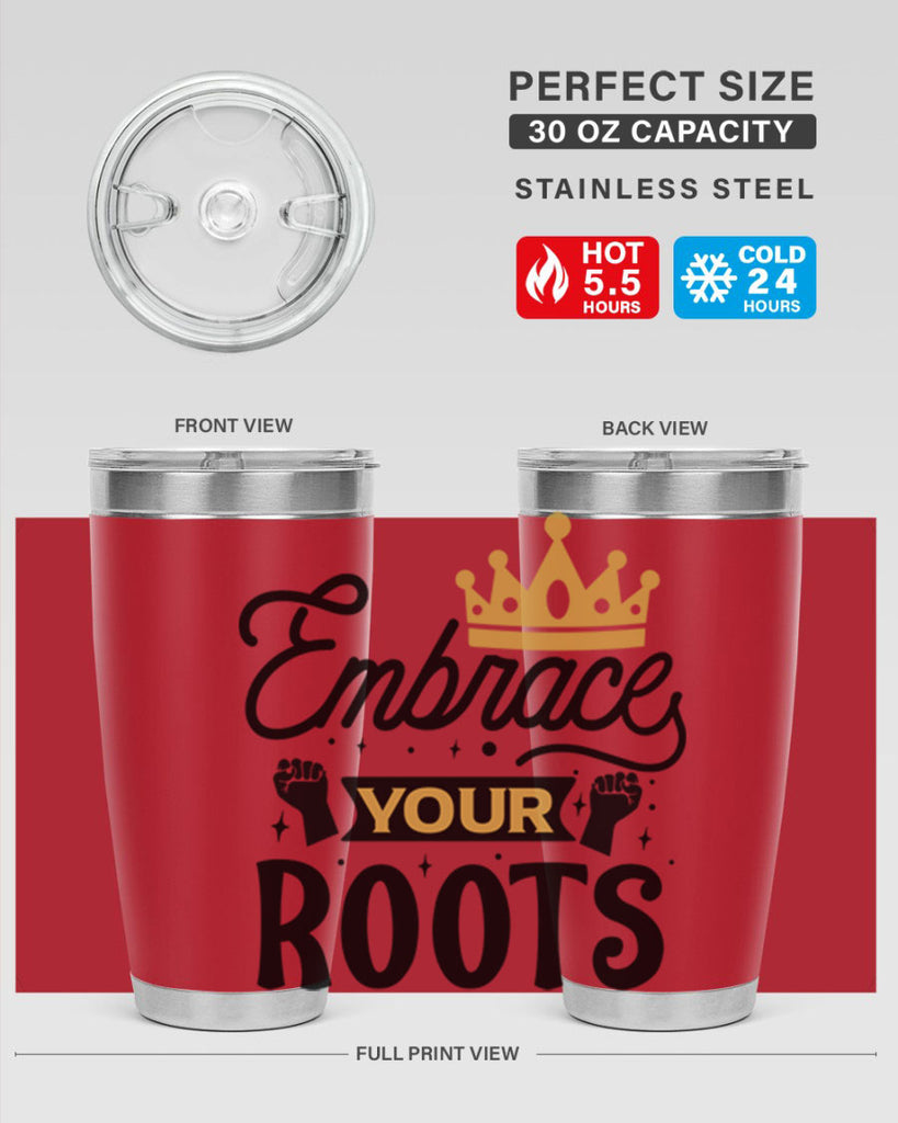 Embrace your roots Style 40#- women-girls- Tumbler