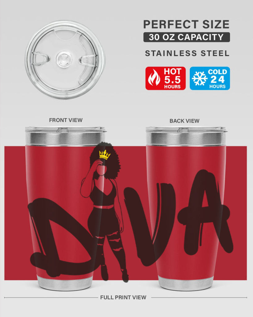 diva 6#- women-girls- Tumbler