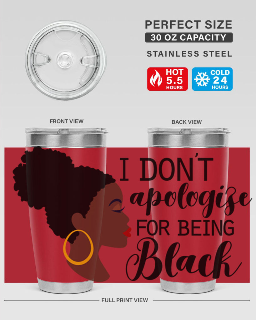 i dont apologize for being black Style 34#- women-girls- Cotton Tank