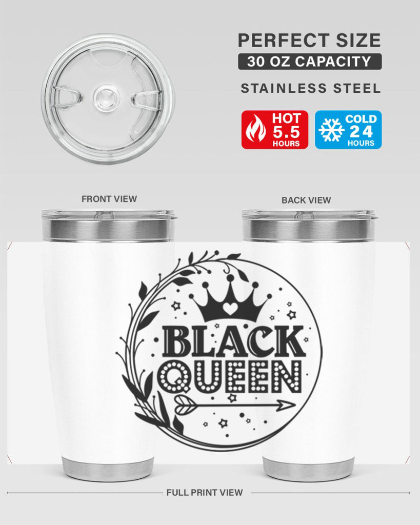 Black queen Style 55#- women-girls- Tumbler